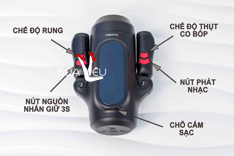 Âm đạo tự động cao cấp King Kong có tay cầm