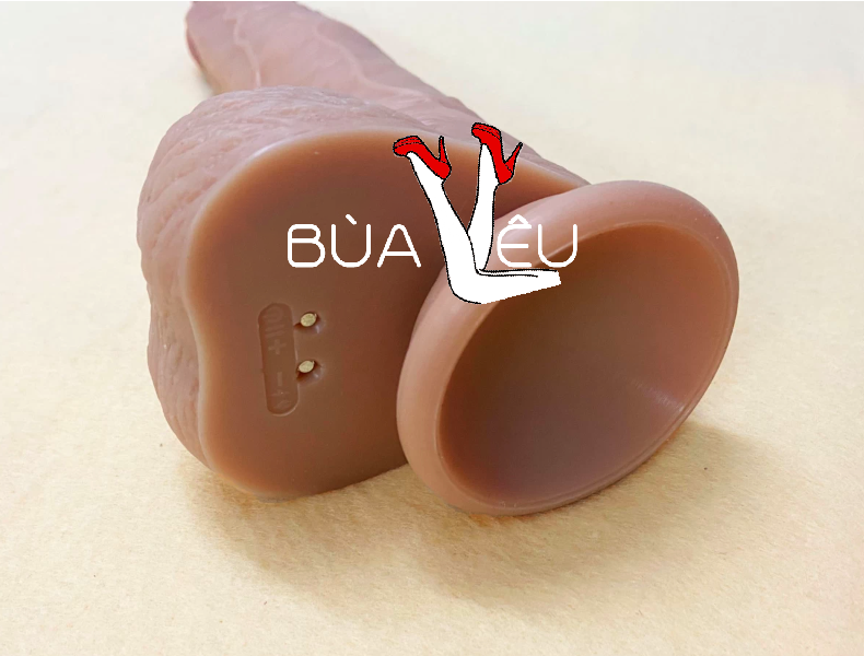 Dương vật giả có đế Yeain Real Dildo rung, thụt phát nhiệt
