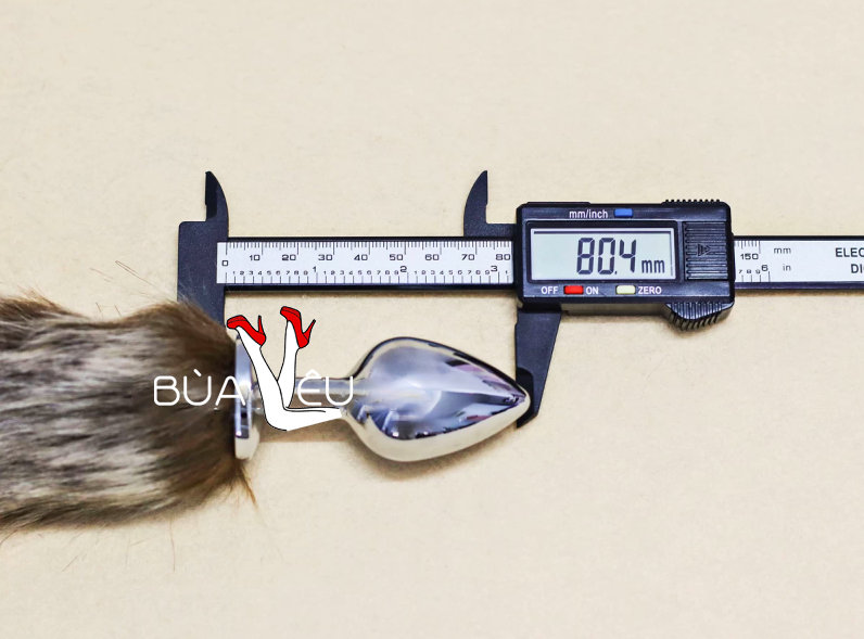 Đồ chơi kích hậu inox đuôi chồn loại tốt