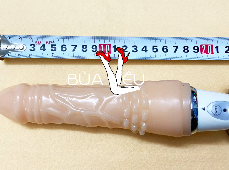 Dương vật giả chisa 10 chế độ rung có đế đính tường