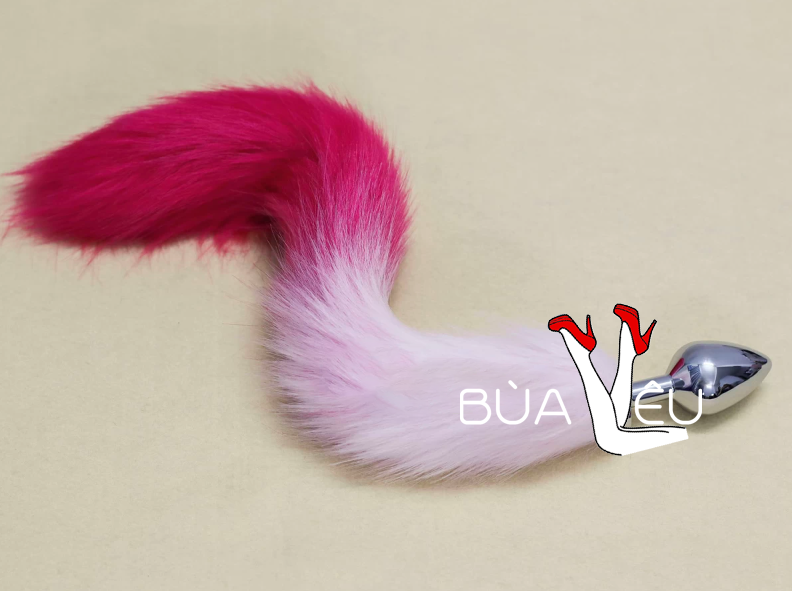 Dụng cụ kích thích hậu môn đuôi chồn hồng