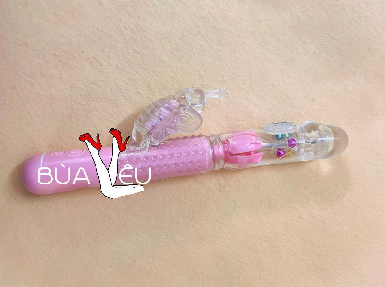 Dương vật giả rung xoay đa năng LOTUS