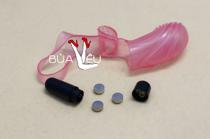 Bao silicone có rung đeo ngón tay kích thích vùng kín