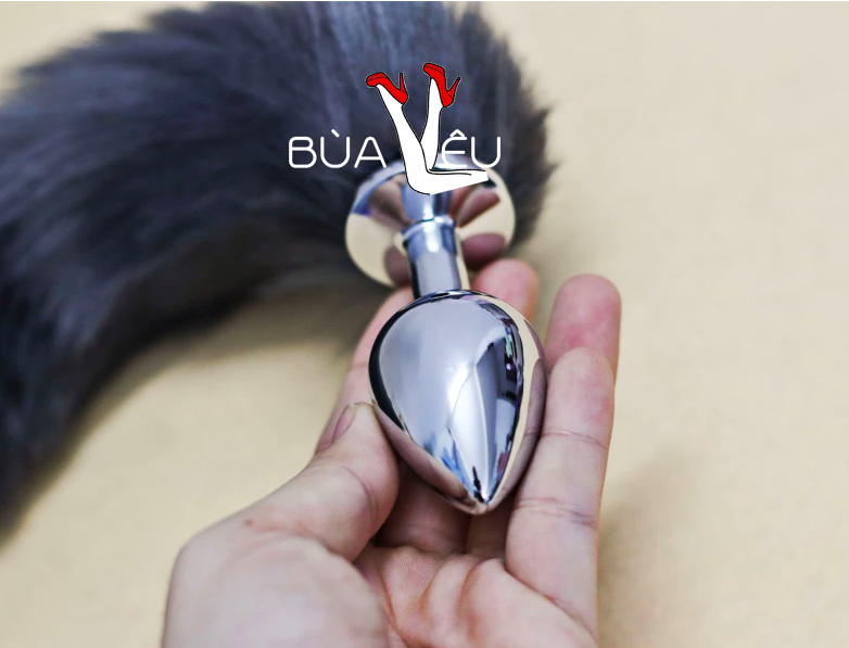 Đồ chơi kích hậu inox đuôi sói loại đẹp