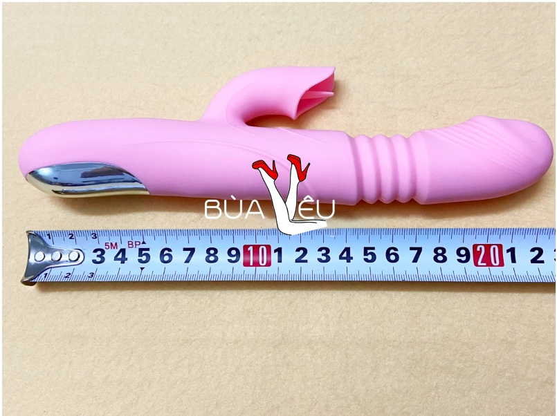 Dương vật giả Juai rung thụt, phát nhiệt, lưỡi liếm 7 chế độ