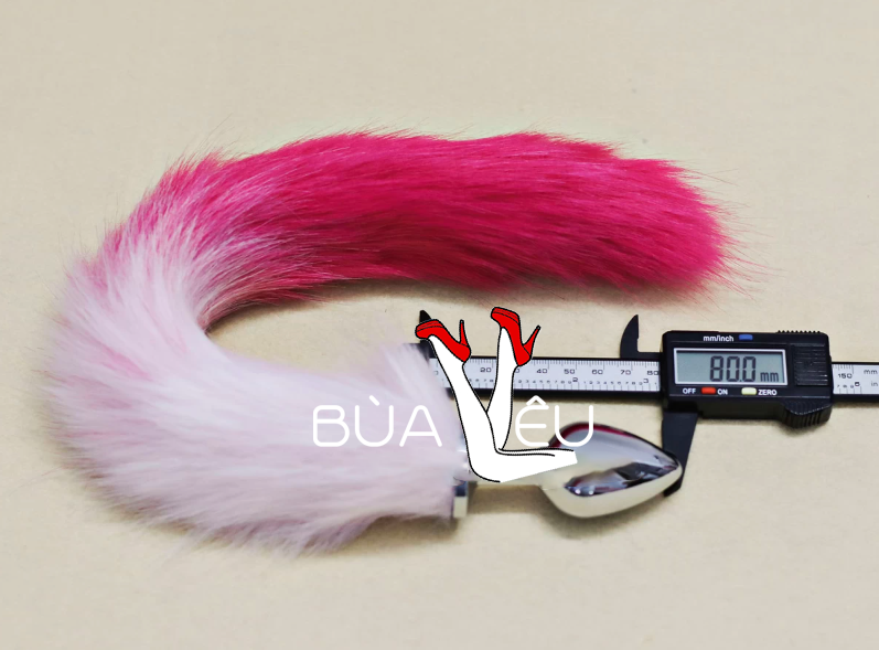 Dụng cụ kích thích hậu môn đuôi chồn hồng