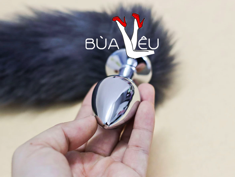 Đồ chơi kích hậu inox đuôi sói loại đẹp