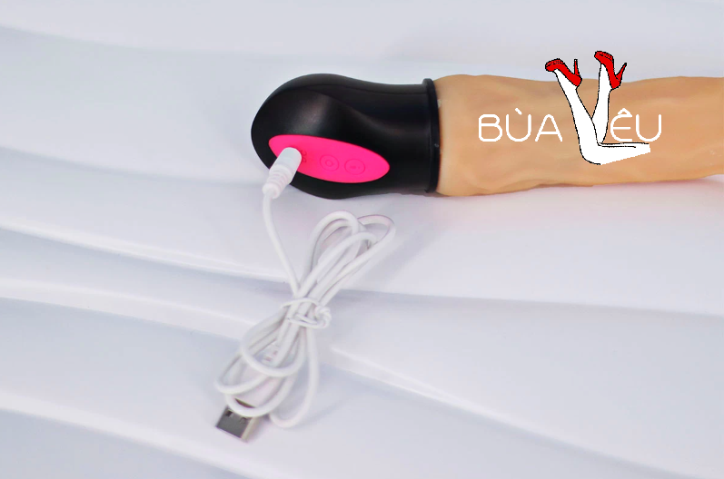 Dương vật giả 12 chế độ rung XL-911 phát nhiệt pin sạc