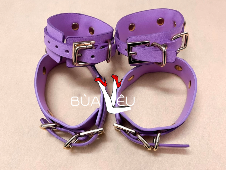 Bộ đồ chơi bạo dâm 9 món SM màu tím quyến rũ