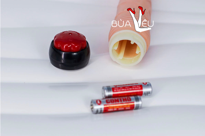 Dương vật giả giá rẻ siêu mềm 2 pin rung