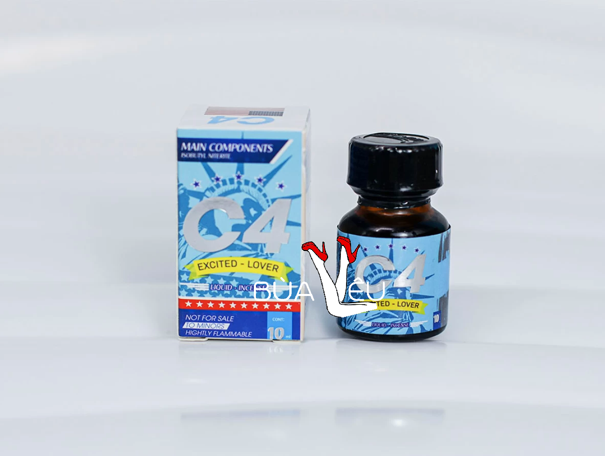 Chai hít C4 Main Components 10ml tăng cảm giác hưng phấn