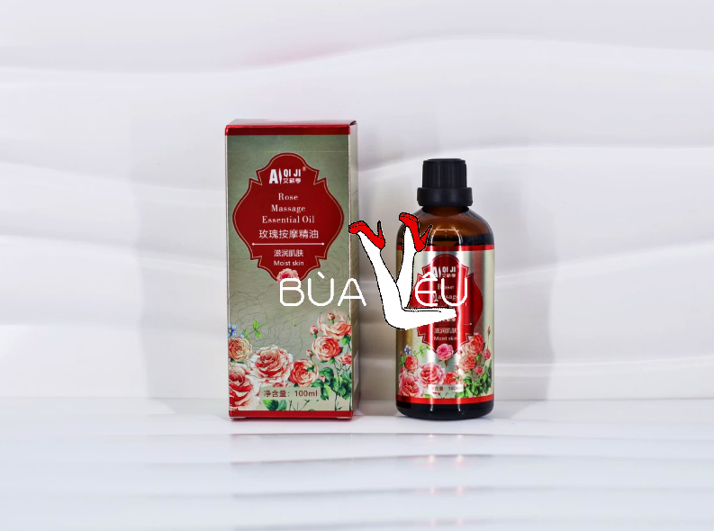 Dầu mát xa toàn thân hương hoa hồng 100ml
