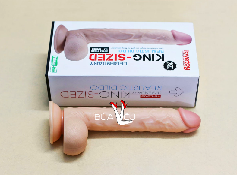 Dương vật giả có đế Lovetoy King Size 10 inch hàng khủng