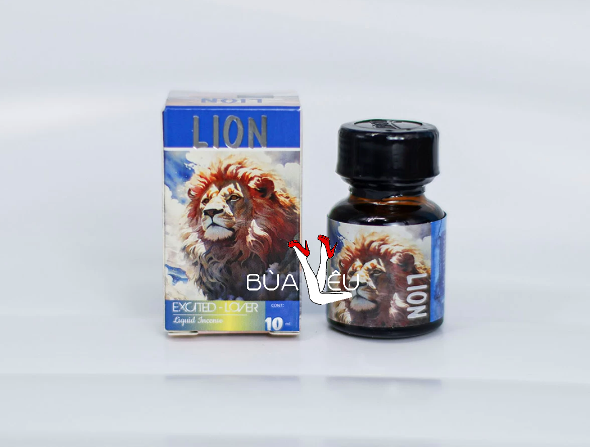 Chai hít Lion 10ml tăng cảm giác khoái cảm