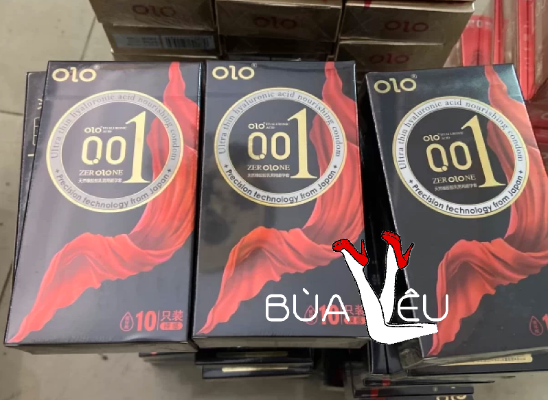 Bao cao su OLO Thin 001 Square Black