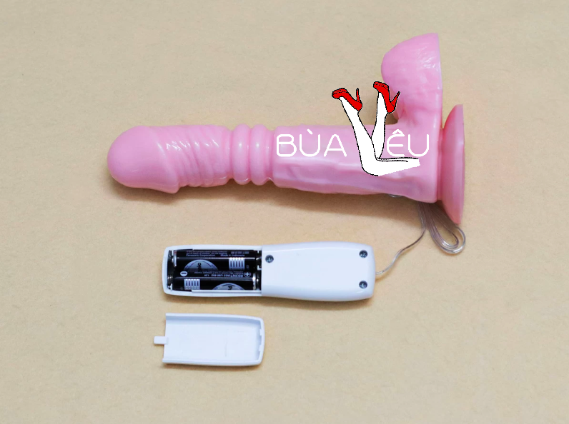 Dương vật giả có đế King Size rung thụt