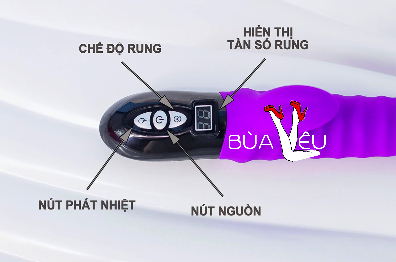 Dương vật giả rung, phát nhiệt Vibration HEATNC