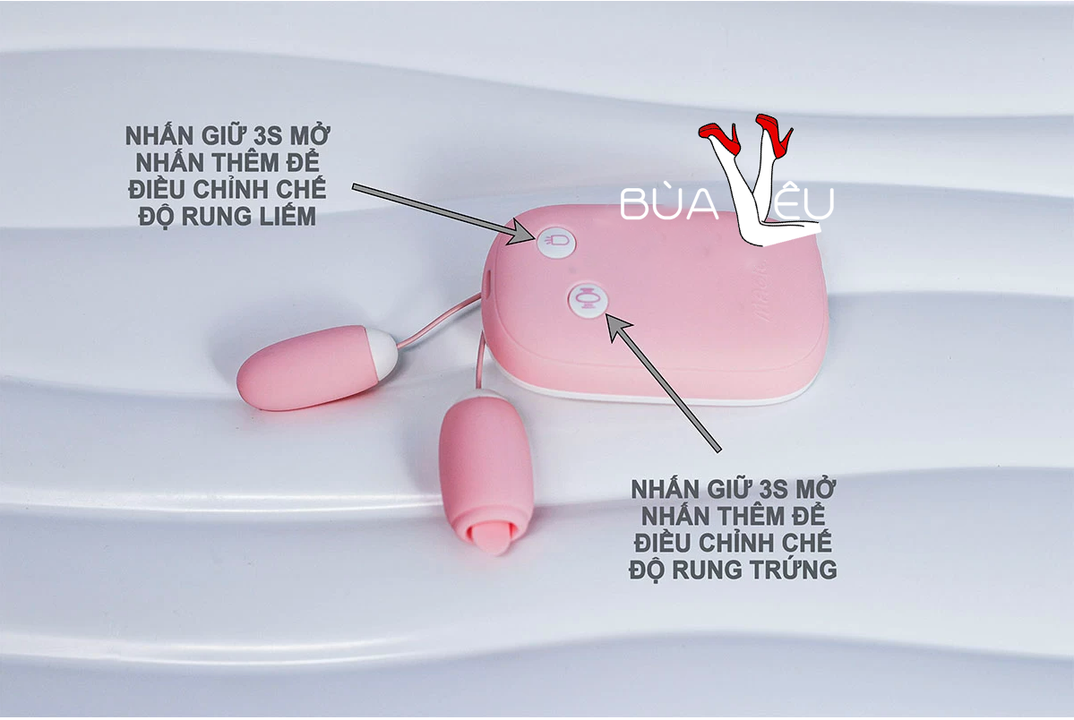 Trứng rung Vibrator Magic Box có lưỡi liếm