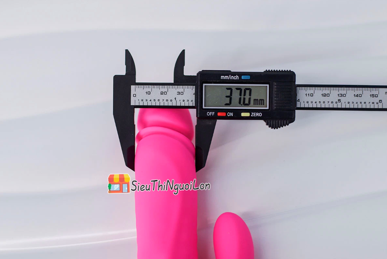 Dương vật giả Nalone Wave ấm nóng cao cấp có bi rung giật pin sạc