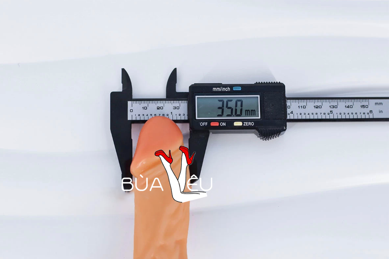 Dương vật gân có đế không rung