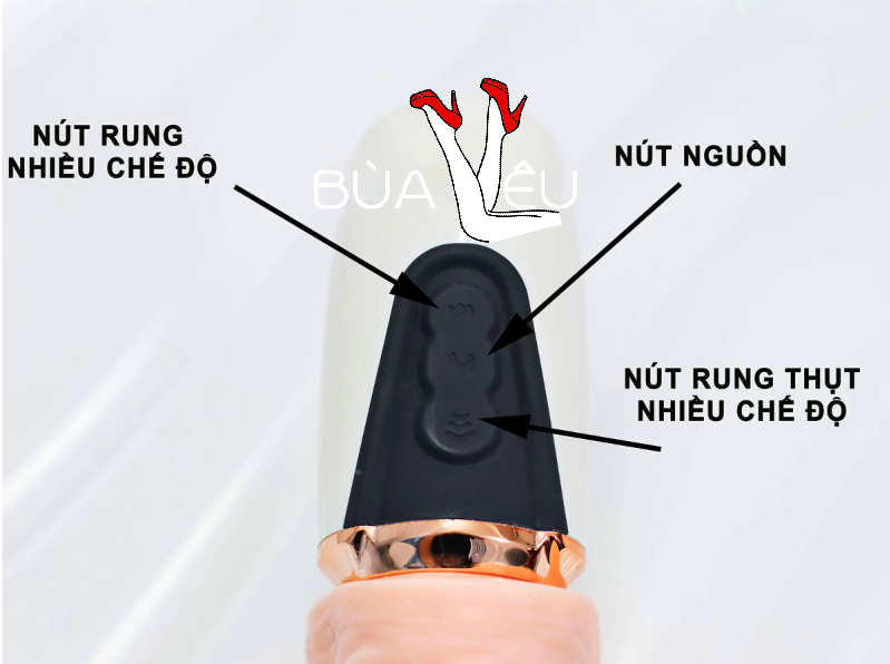 Dương vật giả siêu mềm rung - thụt - phát nhiệt Dibe Vibes giống thật
