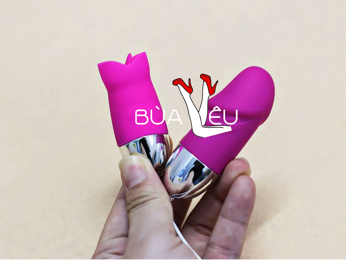 Trứng rung tình yêu mini 2 đầu Vibrating