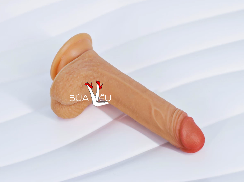 Dương vật giả có đế Lovetoy Nature Cock 7 inch có bìu