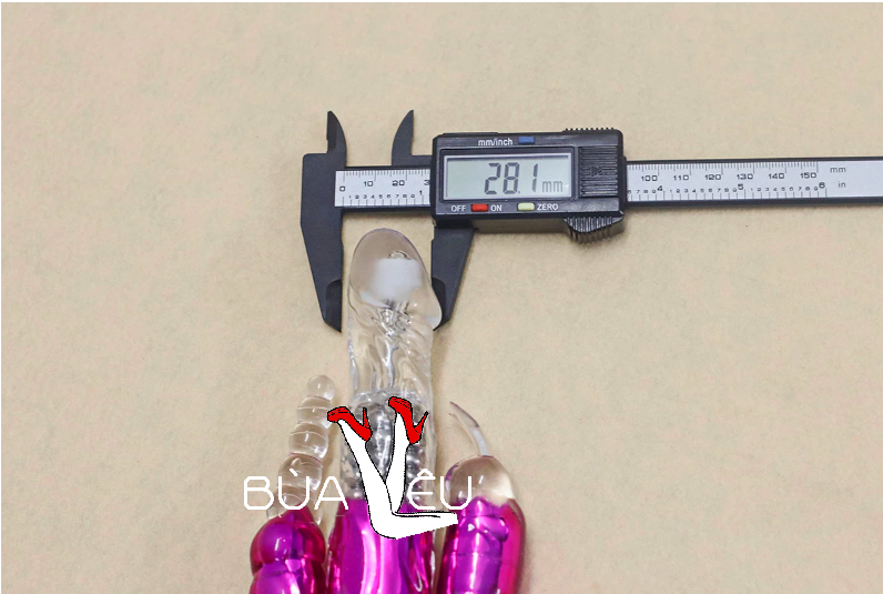 Dương vật giả 3 đầu Libo rung-xoay bi pin sạc
