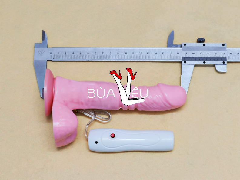 Dương vật giả có đế King Size rung thụt