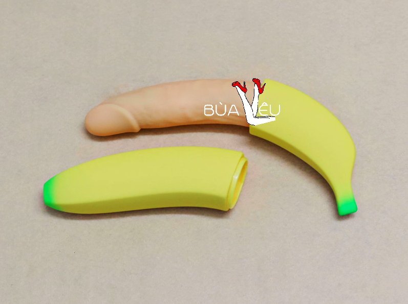 Dương vật giả trái chuối rung 7 chế độ nguỵ trang độc đáo