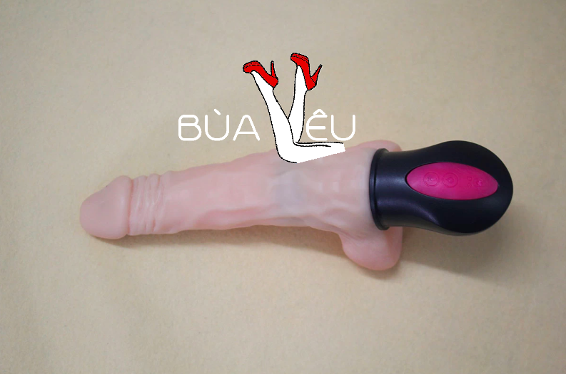 Dương vật giả đa năng XL912 rung, phát nhiệt pin sạc