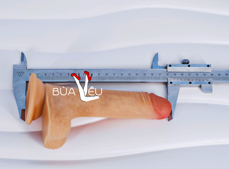 Dương vật giả có đế Lovetoy Nature Cock 7 inch có bìu