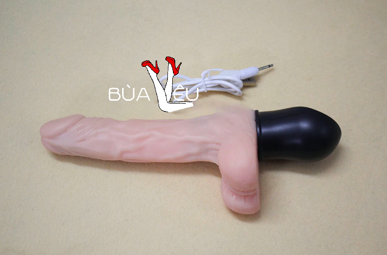 Dương vật giả đa năng XL912 rung, phát nhiệt pin sạc