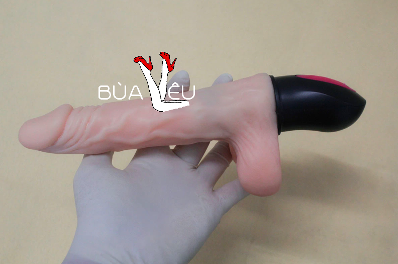 Dương vật giả đa năng XL912 rung, phát nhiệt pin sạc