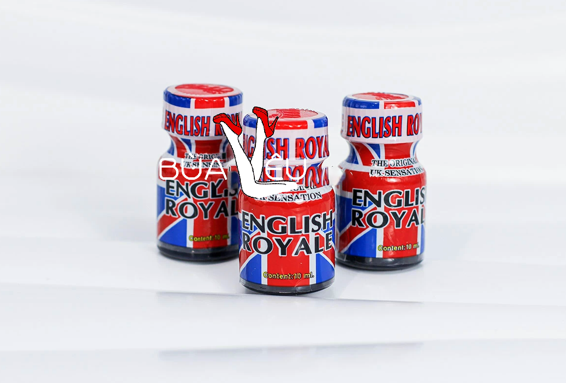 Chai hít English Royale 10ml tăng cảm giác hưng phấn