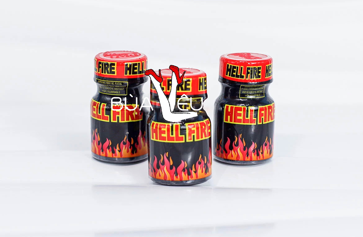 Chai hít Hell Fire 10ml tăng cảm giác hưng phấn