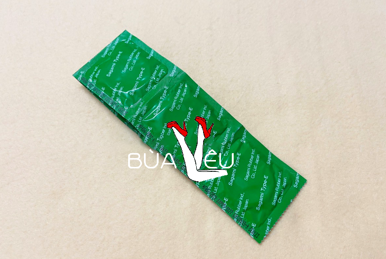 Bao cao su có gai Nhật Bản Sagami Xtreme Green Siêu Mỏng 10 bao