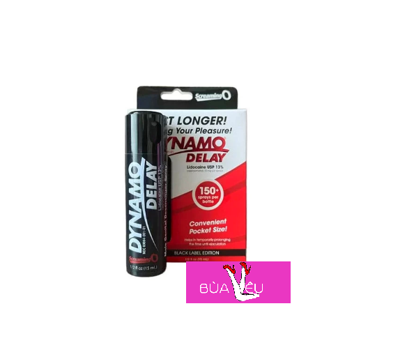 Xịt kéo dài xuất tinh sớm Dynamo Delay Black Label Edition