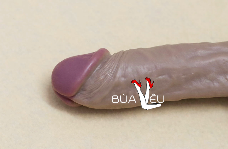 Dương vật giả có đế silicon siêu mềm hàng khủng