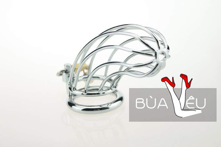 Dụng cụ bạo dâm khóa dương vật inox