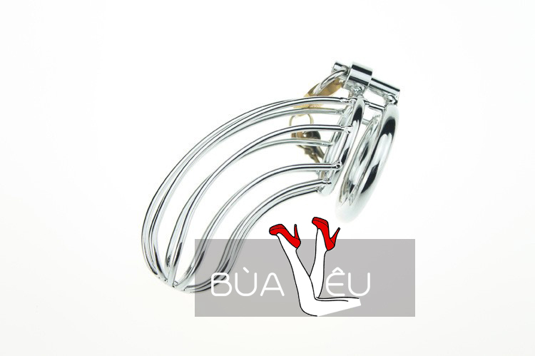 Dụng cụ bạo dâm khóa dương vật inox