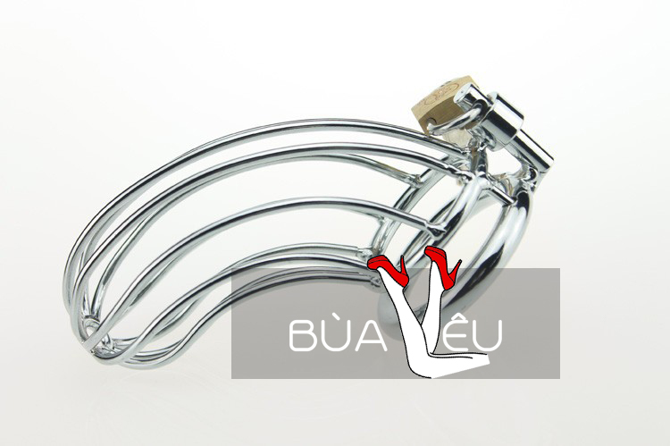 Dụng cụ bạo dâm khóa dương vật inox