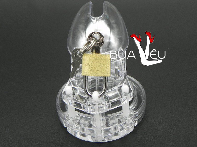 Đồ chơi bạo dâm khóa dương vật nhựa giá rẻ