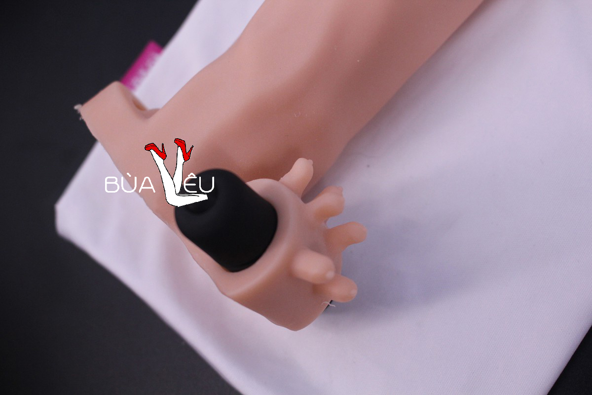 Bao cao su đôn dên có quai đeo Lovetoy X-Tender rung gốc