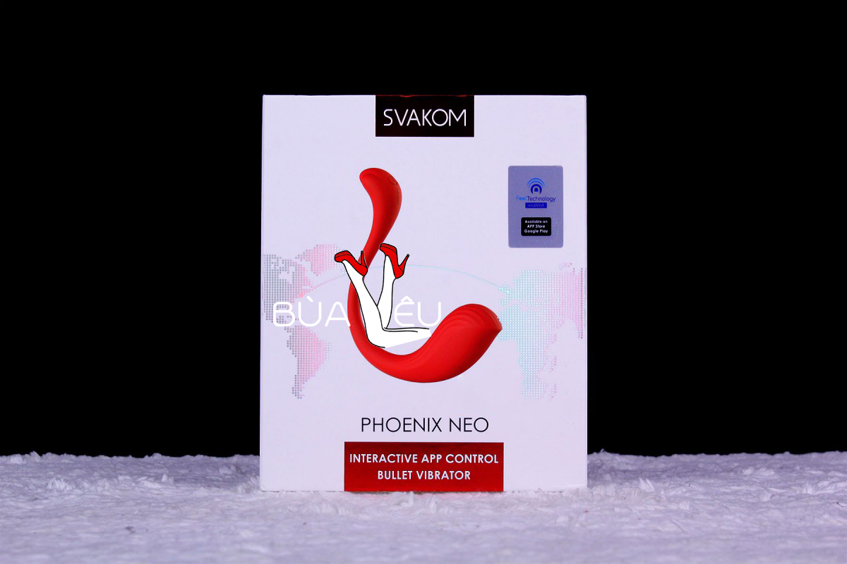 Trứng rung tình yêu Svakom Phoenix Neo điều khiển toàn cầu qua App