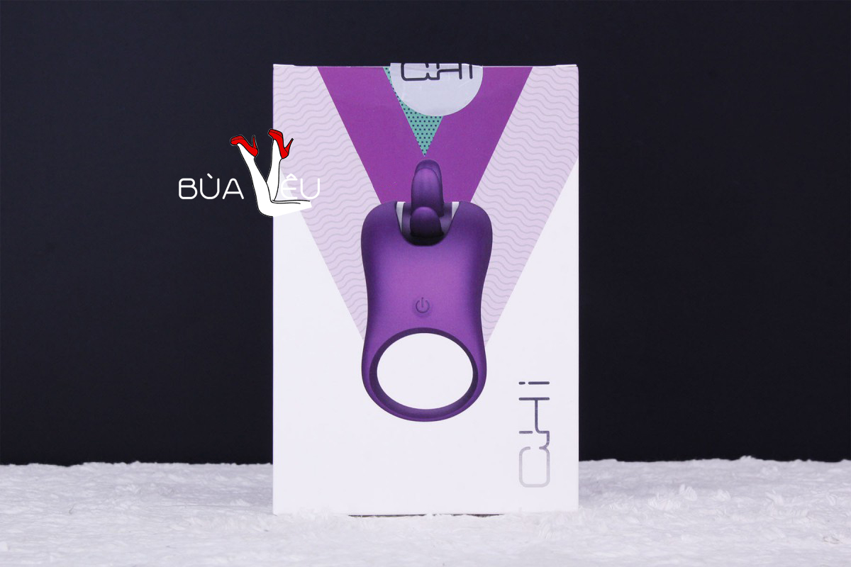Vòng đeo lưỡi rung xoay kích thích CHI rung 10 chế độ