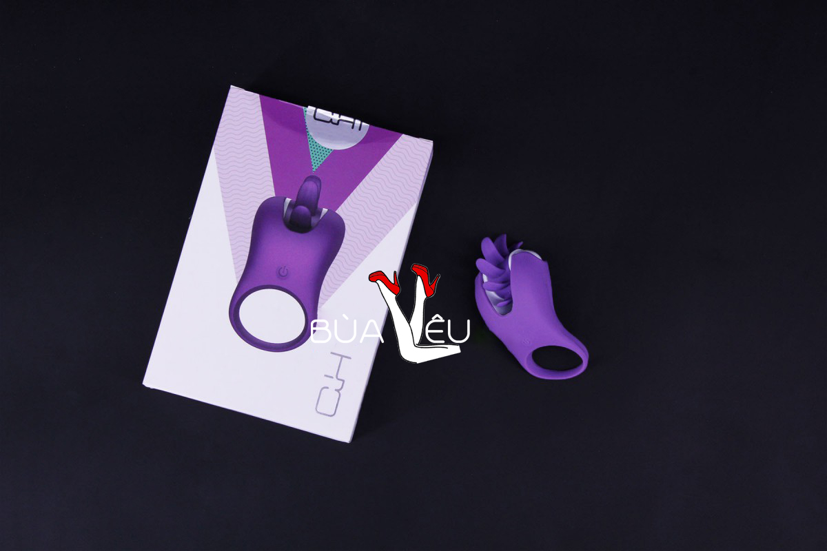 Vòng đeo lưỡi rung xoay kích thích CHI rung 10 chế độ