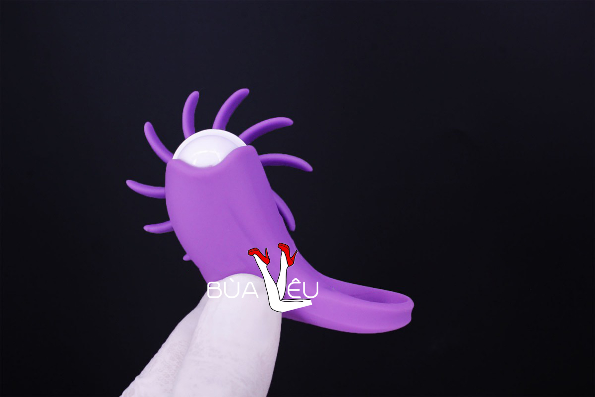 Vòng đeo lưỡi rung xoay kích thích CHI rung 10 chế độ