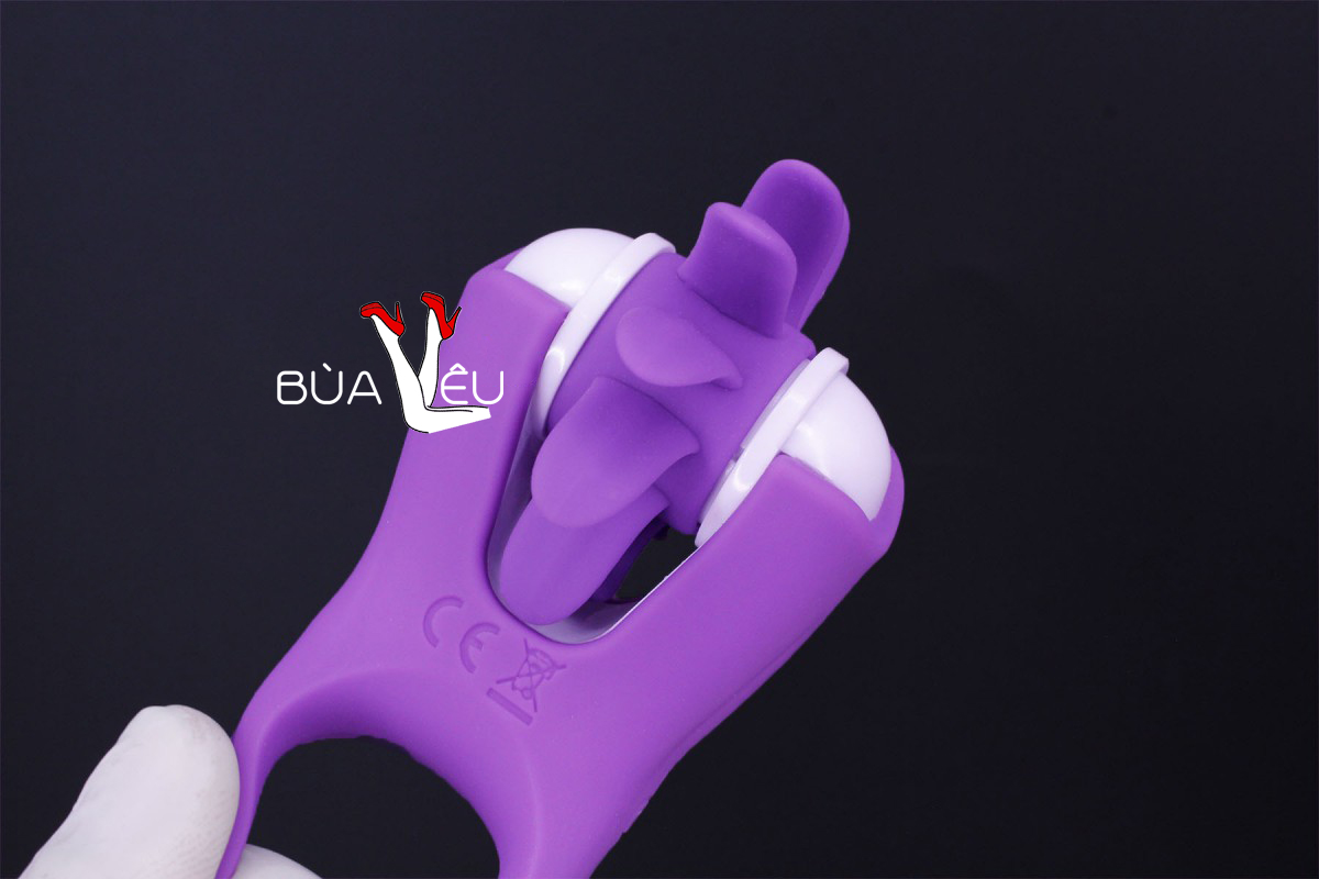 Vòng đeo lưỡi rung xoay kích thích CHI rung 10 chế độ