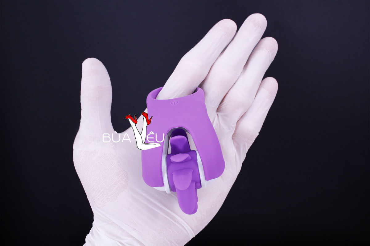 Vòng đeo lưỡi rung xoay kích thích CHI rung 10 chế độ